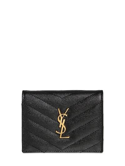 credit card holder ysl|ysl keychain card holder.